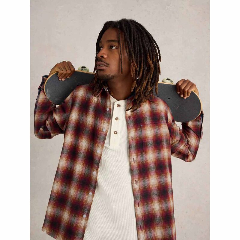 White Stuff Moxley Flannel Check Shirt image number 3